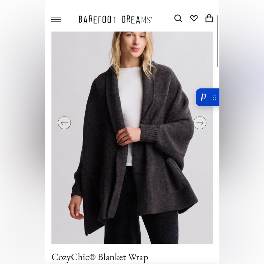 NWT Barefoot Dreams CozyChic Wrap